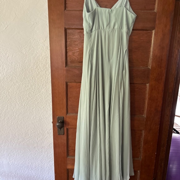 Birdy Grey Small Sage Chiffon Kaia Dress - Picture 5 of 5